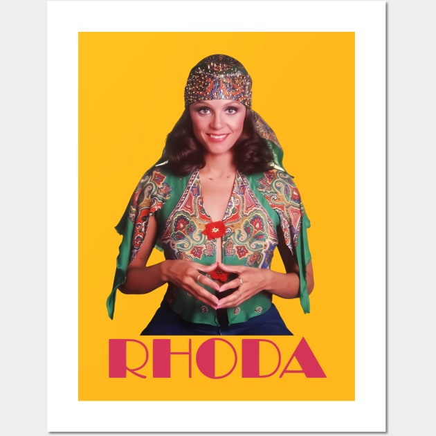 Rhoda - Valerie Harper - 70s Sitcom Wall Art by wildzerouk